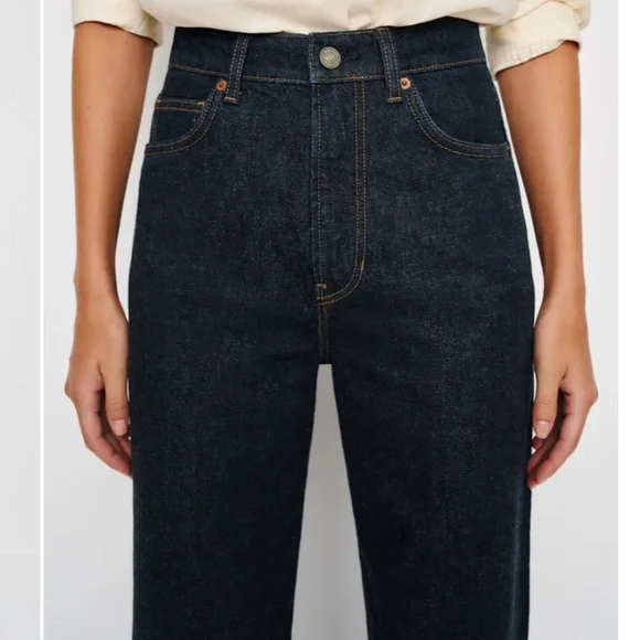 Reformation Black Flare & Wide Leg Jeans - Picture 6 of 9